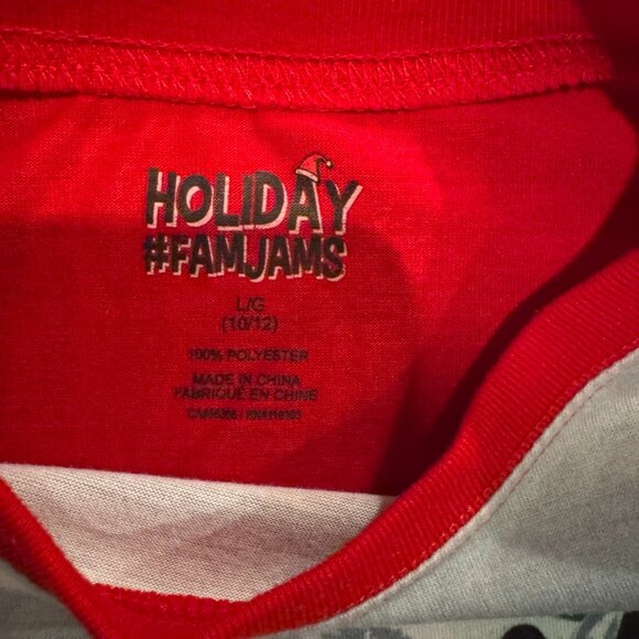 Holiday FamJams Light It Up Reindeer Family Christmas Pjs Kids Large 10/12 - Picture 6 of 10
